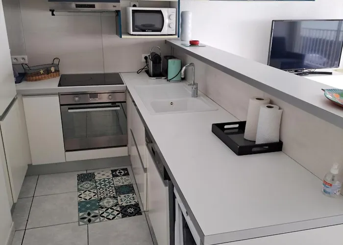 Le Pecherie, T3 Superbe Vue Mer, Parking, Clim, Wifi * Агд