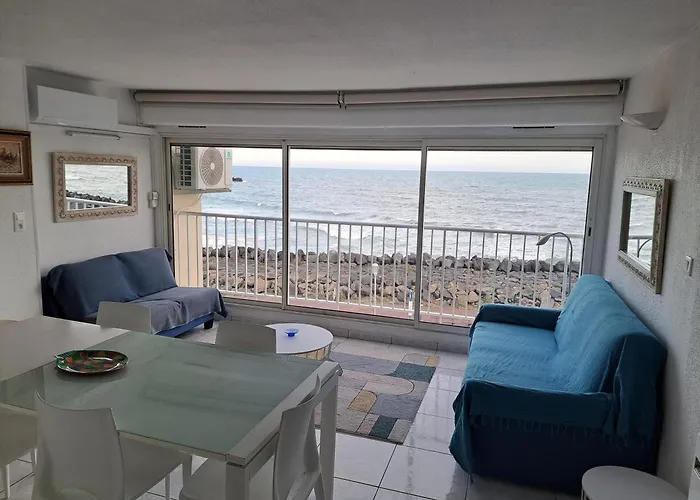 Le Pecherie, T3 Superbe Vue Mer, Parking, Clim, Wifi アパート アグド