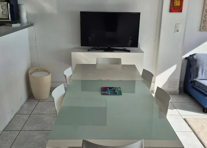 Le Pecherie, T3 Superbe Vue Mer, Parking, Clim, Wifi アパート